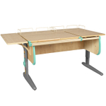 Растущая парта с задними и боковой полками Дэми СУТ 25-02-Б1 (1500×880 мм)