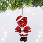 Ёлочная игрушка «Волшебный медвежонок» 8*5*12 см, красный