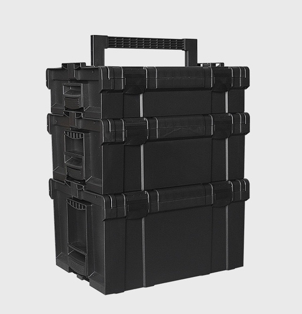 Кейсы для инструментов PROTOOLS STACK - черный сет + тележка