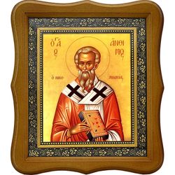 Анфим Никомидийский  епископ Священномученик. Икона на холсте.