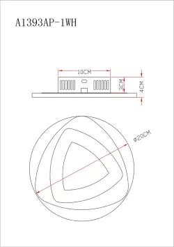 Потолочная люстра Arte Lamp