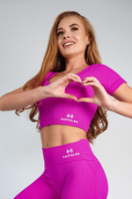 Женская футболка Gantelka Push-up фуксия