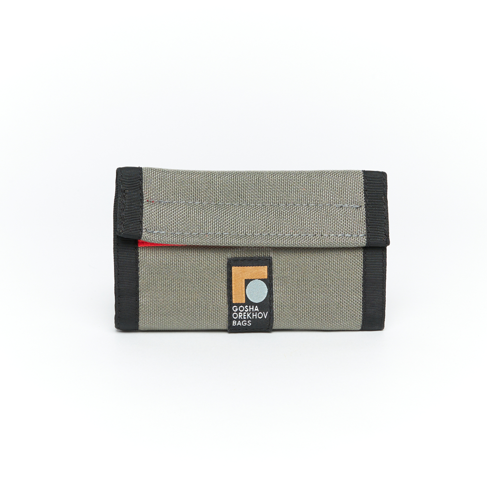 Кошелек Wallet серый стальной