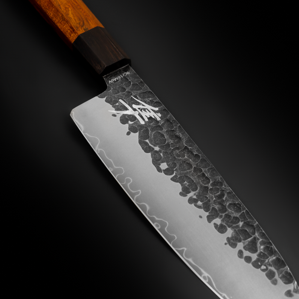 Кухонный шеф нож Onnaaruji. 21 см. Универсальный. Поварской. Hayabusa Series