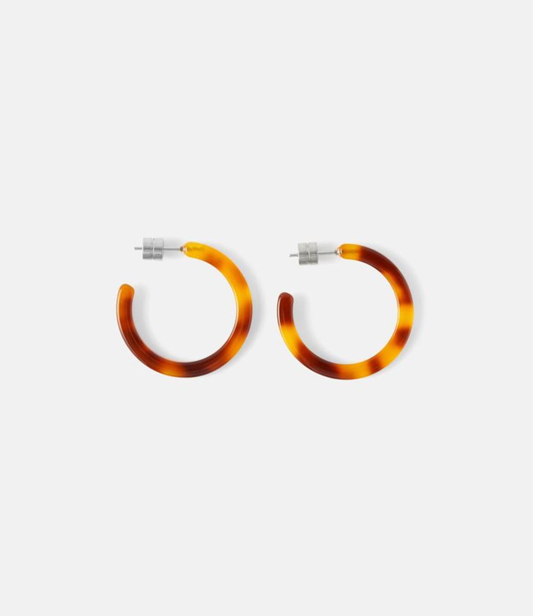 Machete Mini Hoops in Amber — серьги из ацетата