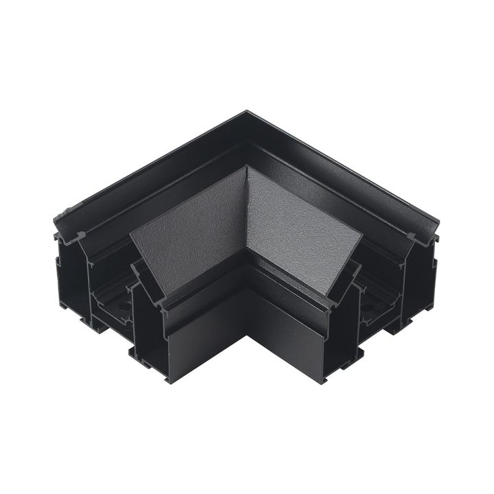 Угол соединительный для встраиваемого магнитного трека в натяжной ПВХ потолок Crystal Lux Space CLT 0.234 01 BL