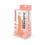 Фаллоимитатор с мошонкой Erowoman телесного цвета - 18,5 см. (Цвет: телесный)