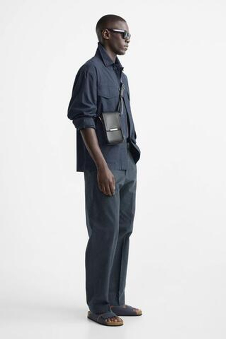 ZARA ОДНОТОННАЯ ВЕРТИКАЛЬНАЯ, ЧЕРНЫЙ