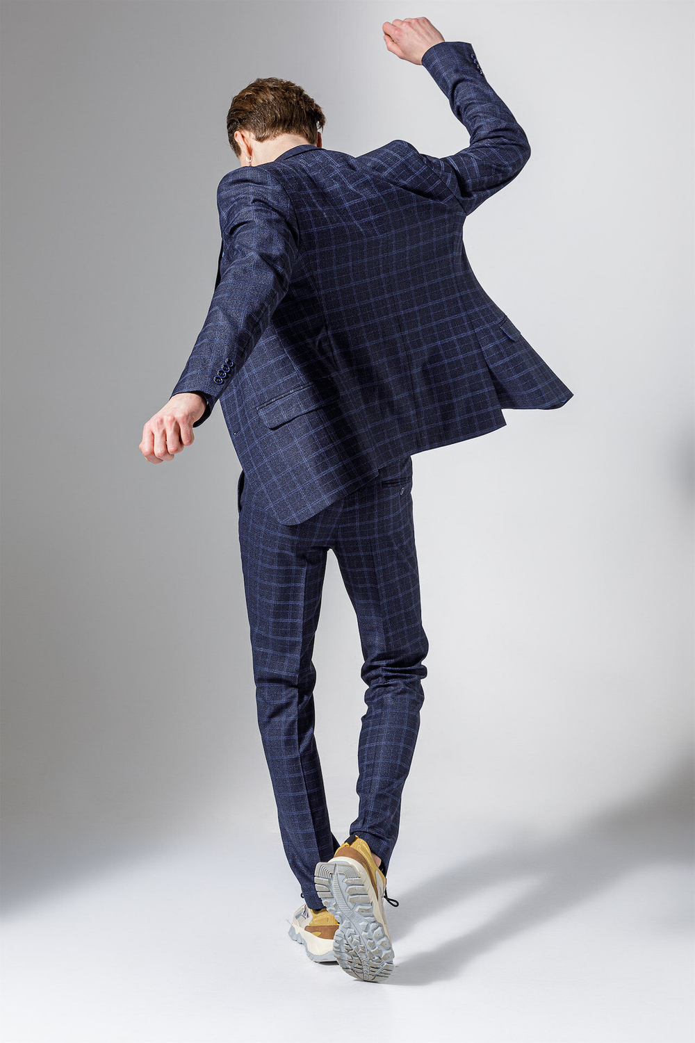 Костюм SLIM FIT из ткани в клетку