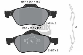 BENDIX Braking - BPD1304-BEN - Brake Pad Set, disc brake