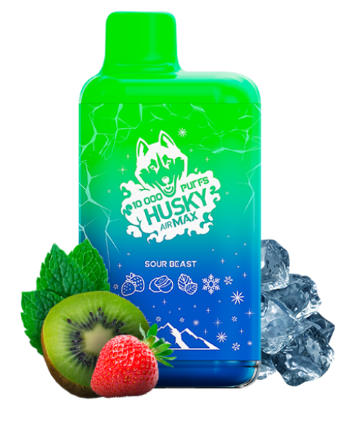 Одноразовая электронная сигарета Husky Air Max - Sour Beast (10000 затяжек)