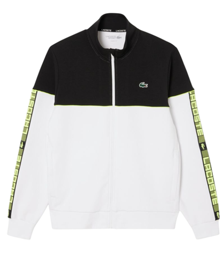 Куртка теннисная Lacoste Tennis Zipped Colour-Block - black/white