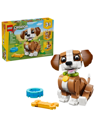 Конструктор LEGO Creator 31382 лего Игривый щенок, перестраиваемый 3в1