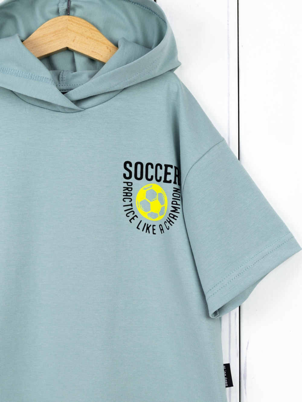 Футболка с капюшоном для мальчика