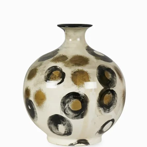 Ваза Flaviana высота 43 см, коричневый, чёрный, бежевый