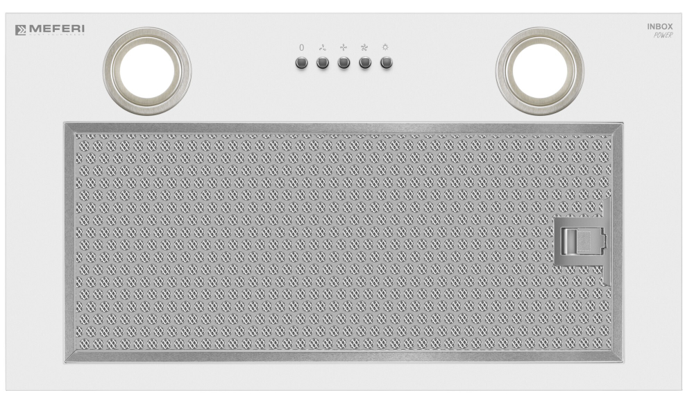 Полновстраиваемая вытяжка Meferi  INBOX52WH POWER фото 5