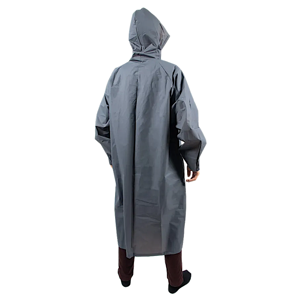 Плащ-дождевик Следопыт PF-RC-07 76х130см Плотный eva с козырьком на капюшоне и чехлом цв.Серый -