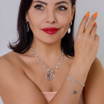 Браслет Fiore Luna Chain Сarabiner CL4523 S