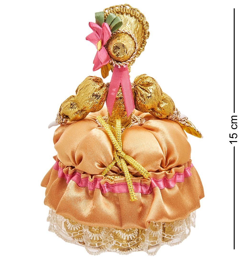 Народные промыслы RK-733/ 4 Кукла-шкатулка «Дама с веером»