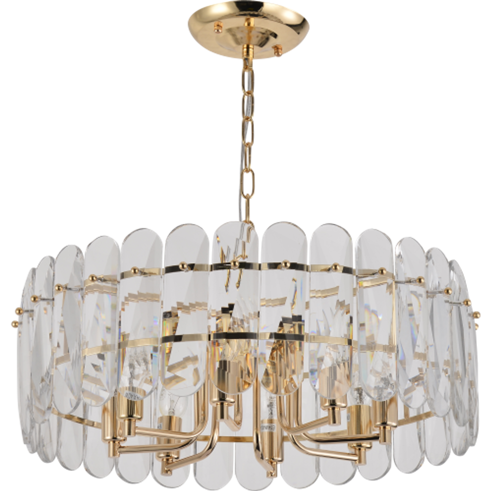 Люстра Rivoli Janice 1044-308 8 х Е14 40 Вт хрусталь