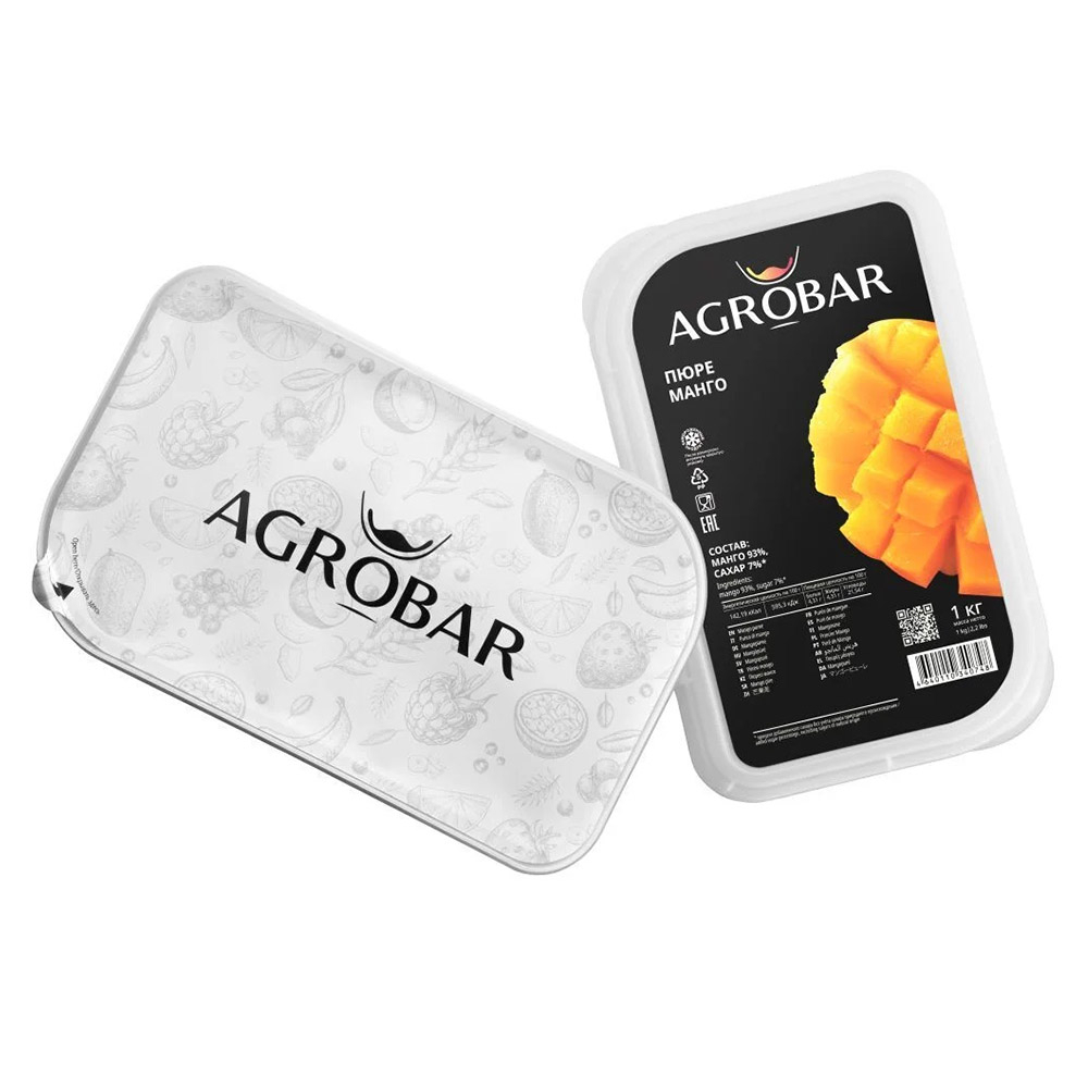Пюре замороженное Манго АГРОБАР (1 кг)