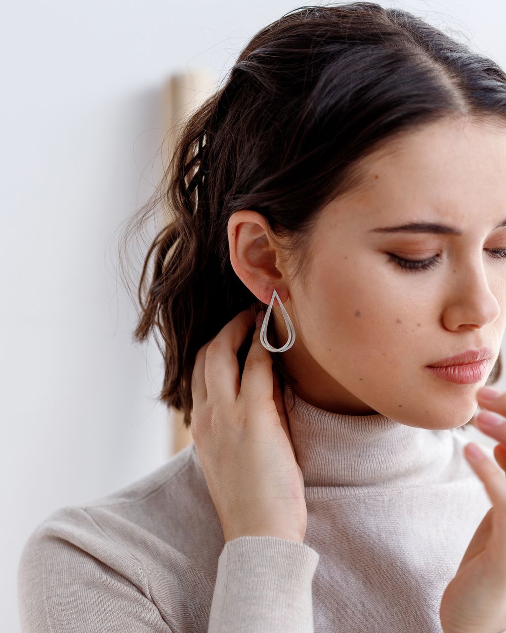 Серьги Double Drop