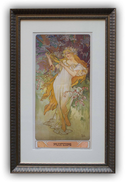 Альфонс Муха. Четыре сезона. Весна. Paris. By ADAGP. 1993г.