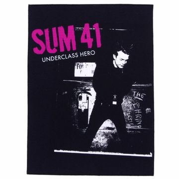 Нашивка спиновая Sum 41 Underclass Hero (202)