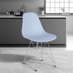 Стул CINDY IRON CHAIR (EAMES) (mod. 002) металл, пластик, 51x46x82,5, серый