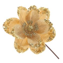 GAEM Цветок искусственный "Магнолия", L15 W15 H25 см, 5в.