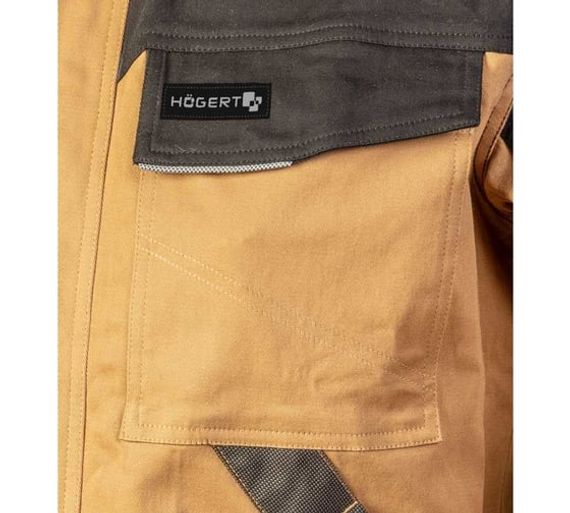 Куртка рабочая бежевая EDGAR Högert, арт. HT5K282