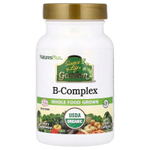 NaturesPlus, Source of Life Garden, сертифицированный органический комплекс витаминов группы B, 60 растительных капсул
