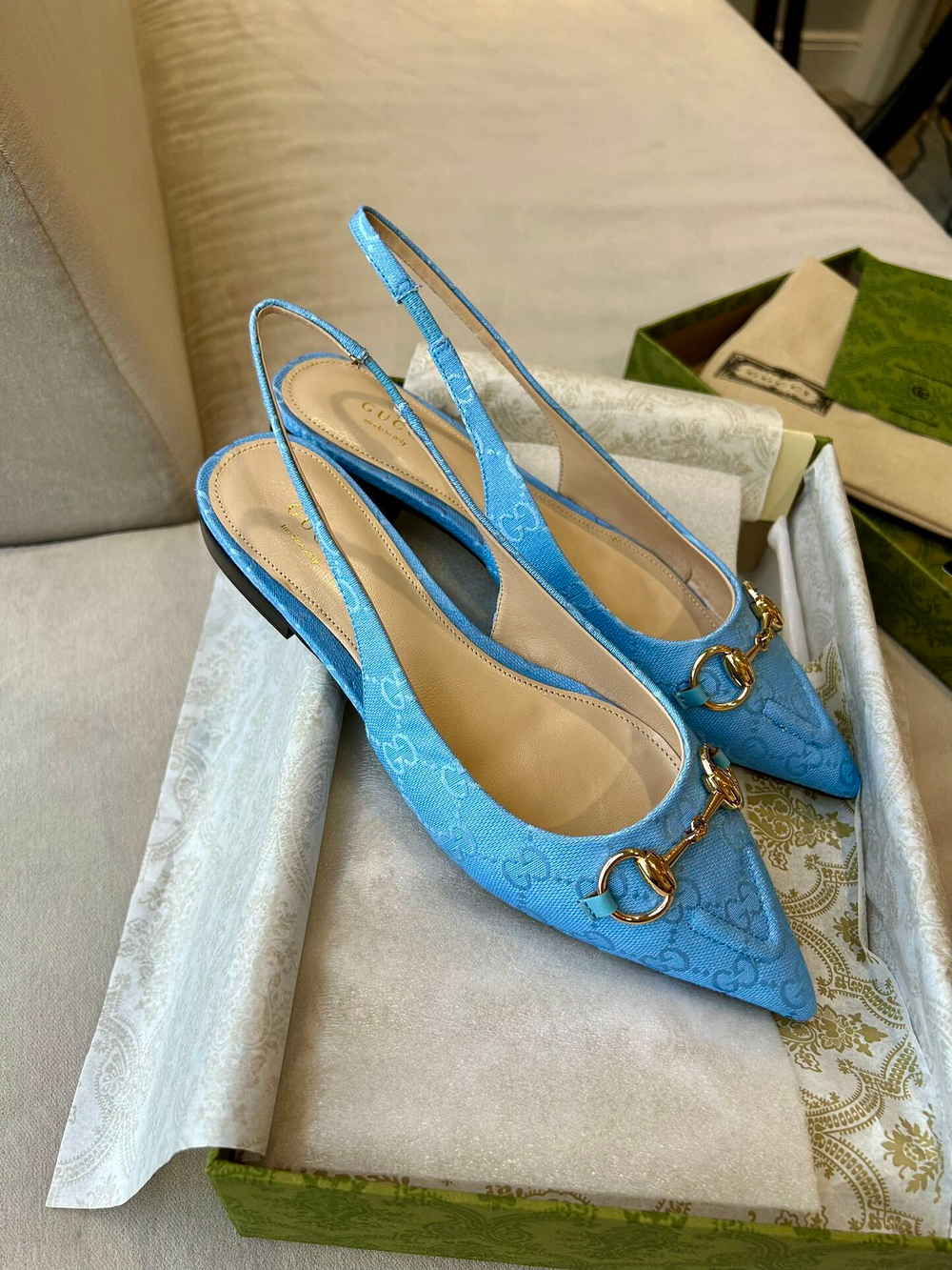 Gucci Slingback Ballet Flat