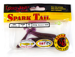 Мягкая съедобная приманка LJ Pro Series Spark Tail 2,0 in (50 мм), цвет S13, 10 шт