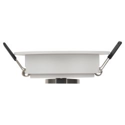 Встраиваемый светильник алюминиевый ЭРА KL84 WH MR16/GU5.3 белый | Алюминиевые встраиваемые светильники