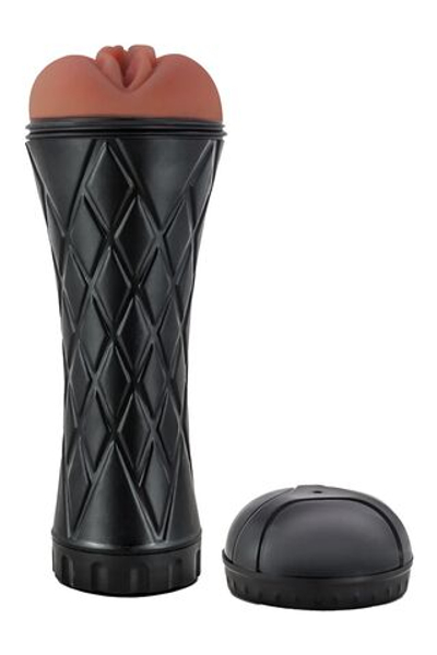 Коричневый мастурбатор-вагина Marly (Цвет: коричневый)