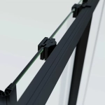 Душевой уголок Vincea Soft 2 90х90 VSS-3SO2900CLB стекло прозрачное/профиль черный