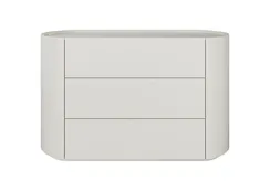 Комод Lagom 3 ящика ширина 120 см (молочный)