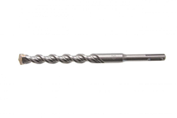 Бур по бетону, двойная спираль, Cobalt W-tip, 16x210 мм, SDS PLUS, серый