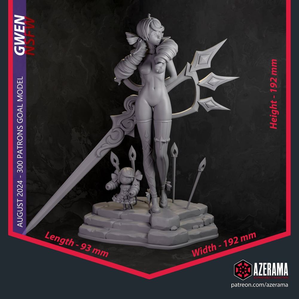 Гвен League of Legends lol Фигурка