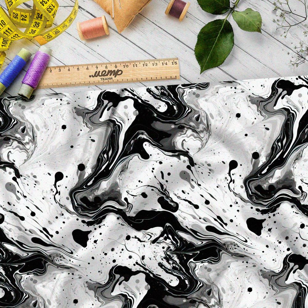 Ткань премиум бифлекс призрачные отражения