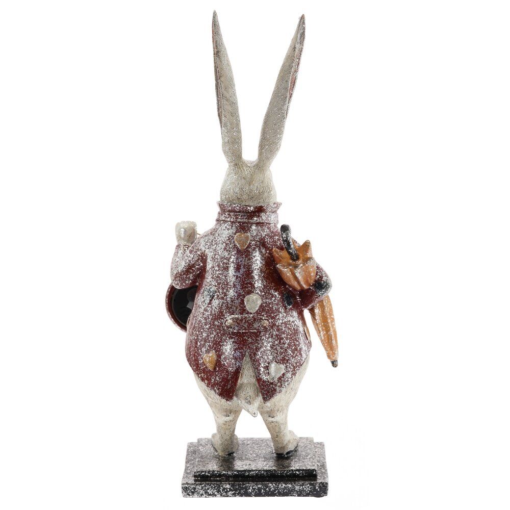GAEM Фигурка декоративная "Кролик" с часами (LR44x1), L15 W12 H37,5 см