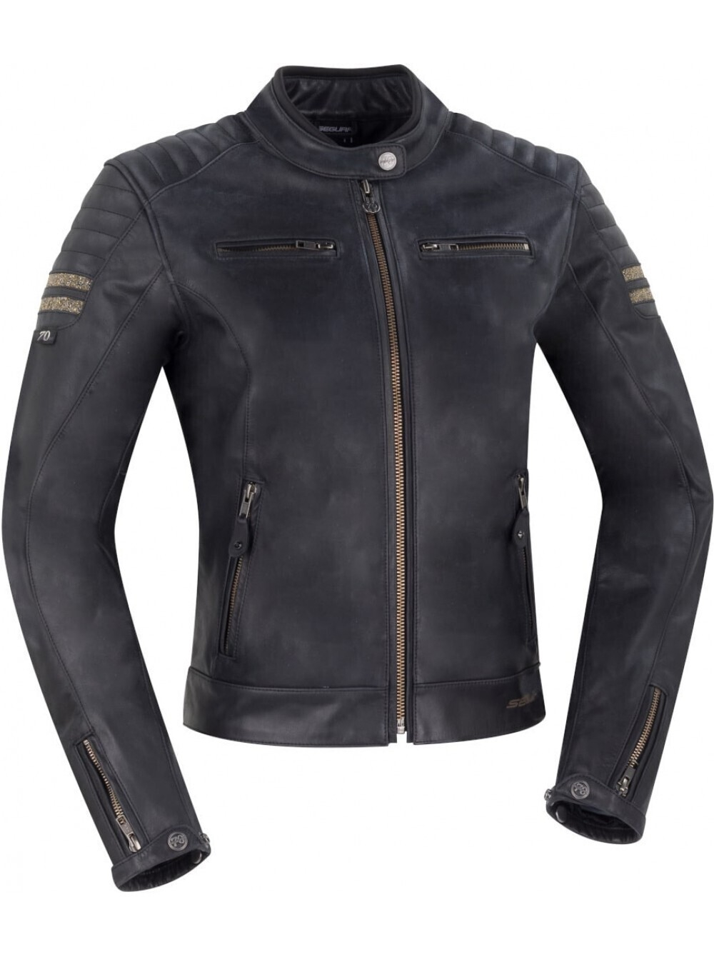 Куртка кожаная женская Segura LADY STRIPE CRYSTAL