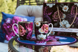 Набор кружек 2шт 380мл Carmani Розы