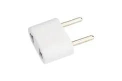 Переходник TDM тип CEE 7/17-А/F 10А плоский белый 30612