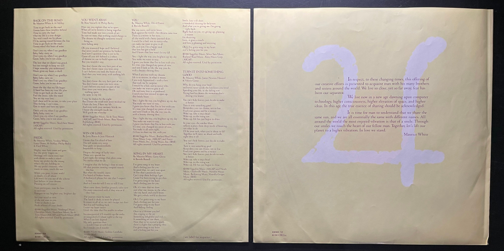 Earth, Wind & Fire - Faces 2LP (Голландия 1980г.)