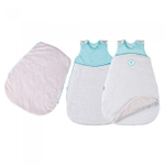 CANDIDE Спальный мешок Warm 2в1 (утепленый), Tog 4/2 , съемный чехол, 0-6 мес. аква