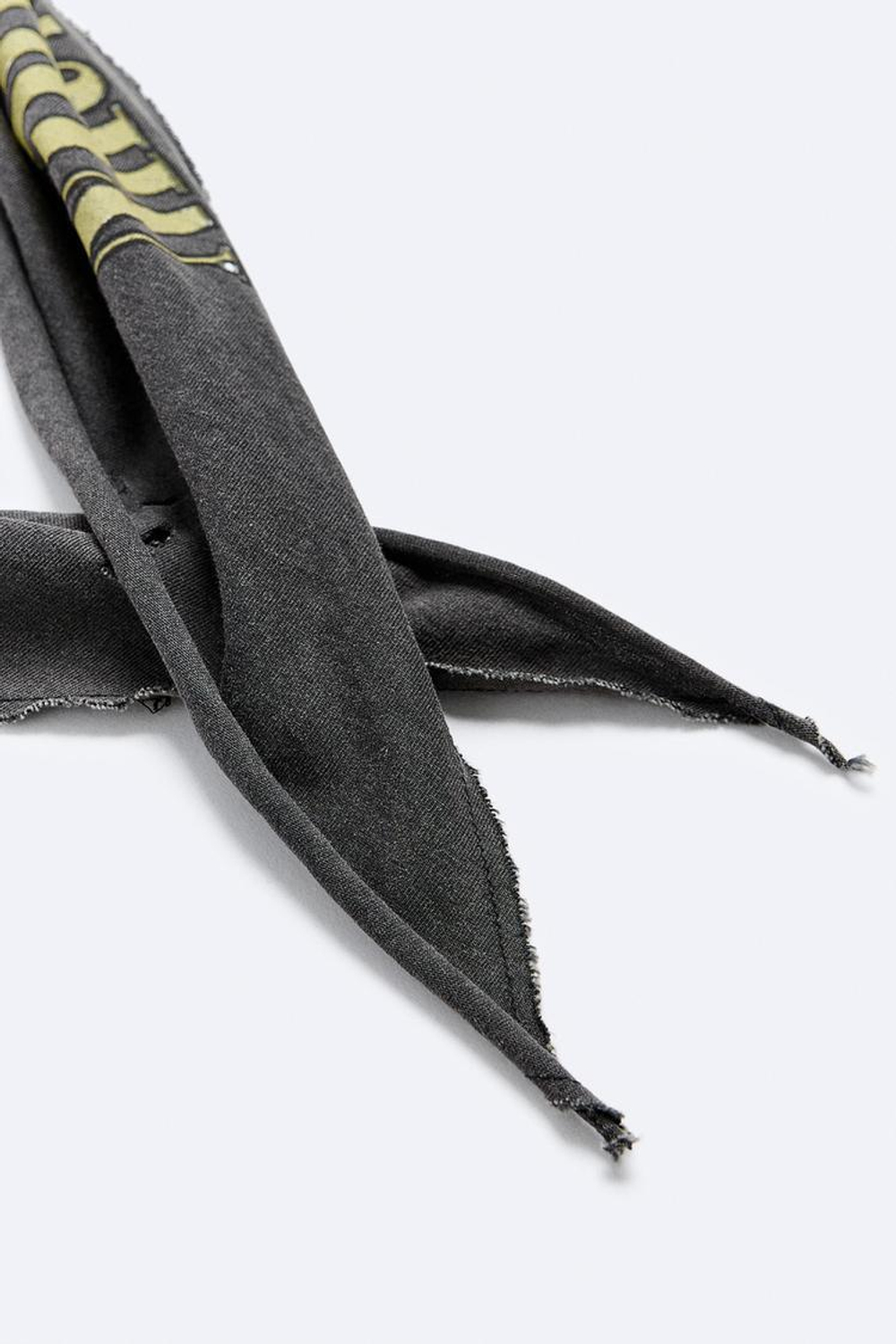 ZARA ПЛАТОК NIRVANA © С ЭФФЕКТОМ ПОТЕРТОСТИ, АНТРАУИТОВО-СЕРЫЙ