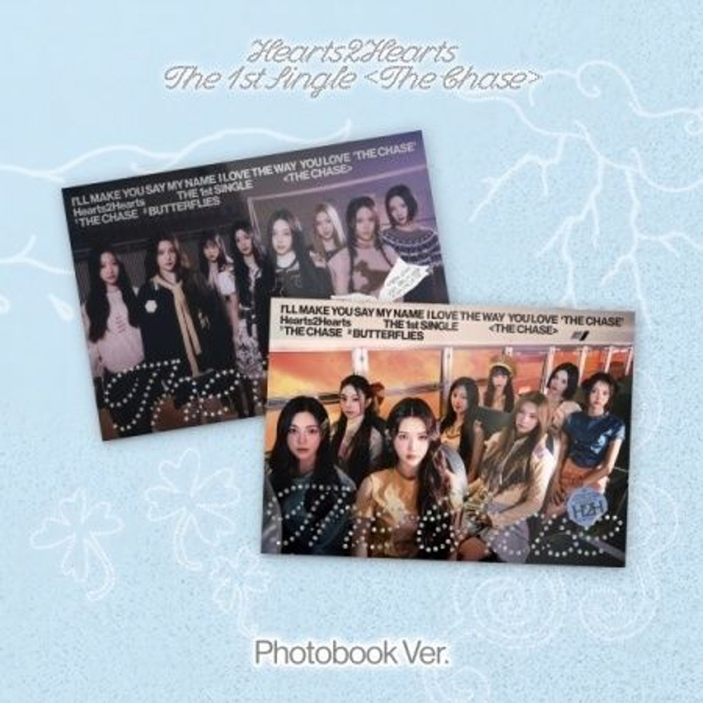 Альбом HEARTS2HEARTS - THE CHASE 1st Single Album PHOTO BOOK 2 Version SET