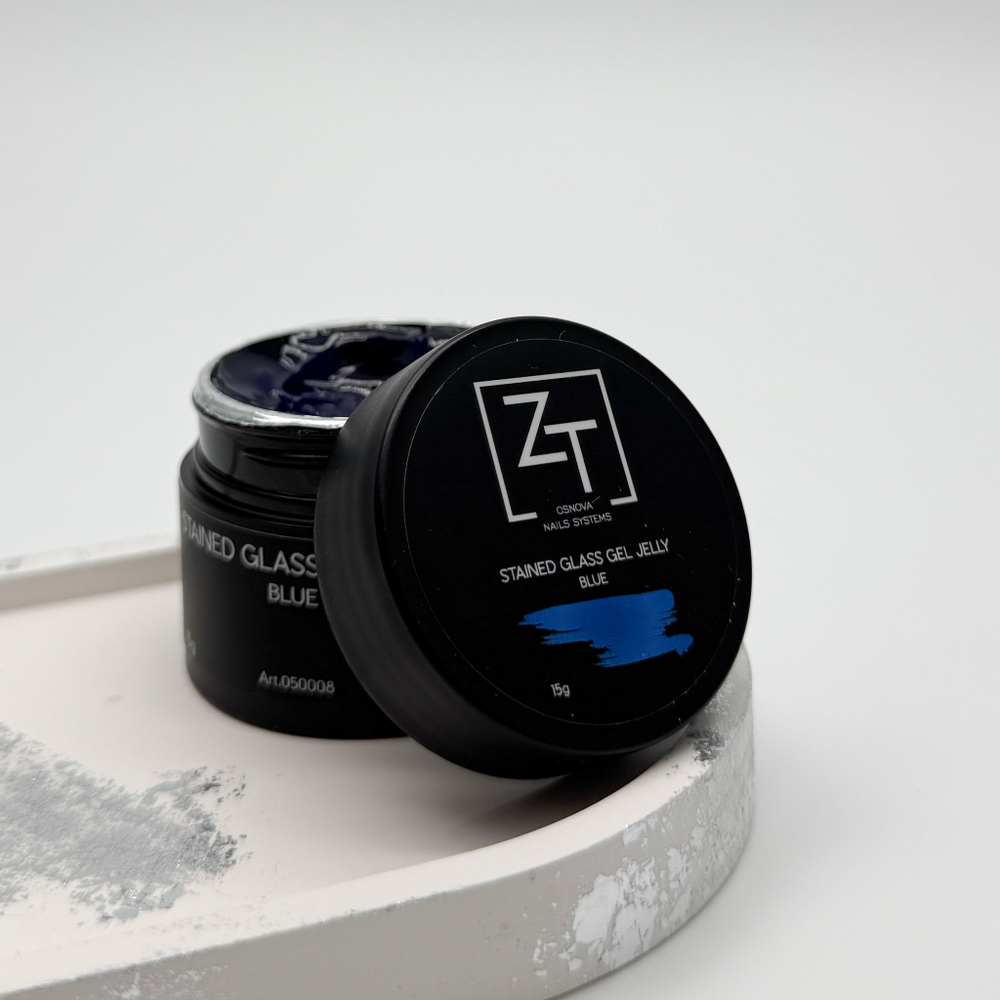 ZT Витражный гель желе "Blue" 15 гр.